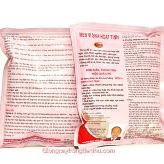 MEN VI SINH HOẠT TÍNH Chuyên dùng để lên men thức ăn chăn nuôi gói 0,5kg
