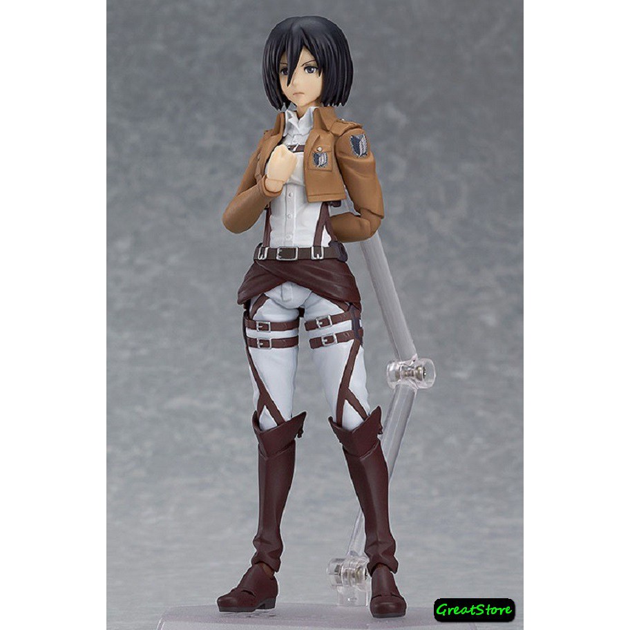 ( HÀNG CÓ SẴN ) MÔ HÌNH MIKASA attack on titan FIGMA 203 CỬ ĐỘNG ĐƯỢC