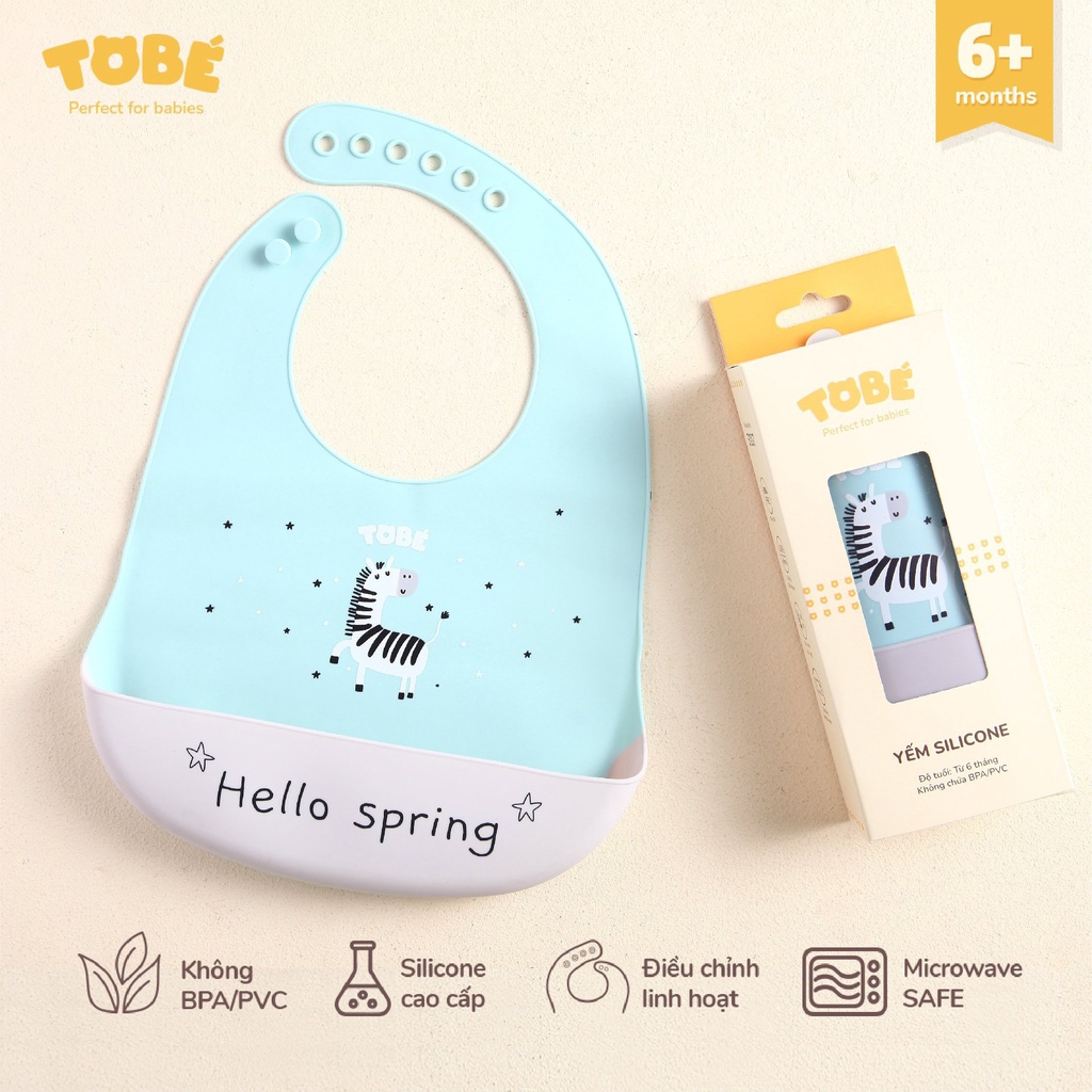 TOBÉ - Yếm ăn dặm cho bé ECO SILICONE