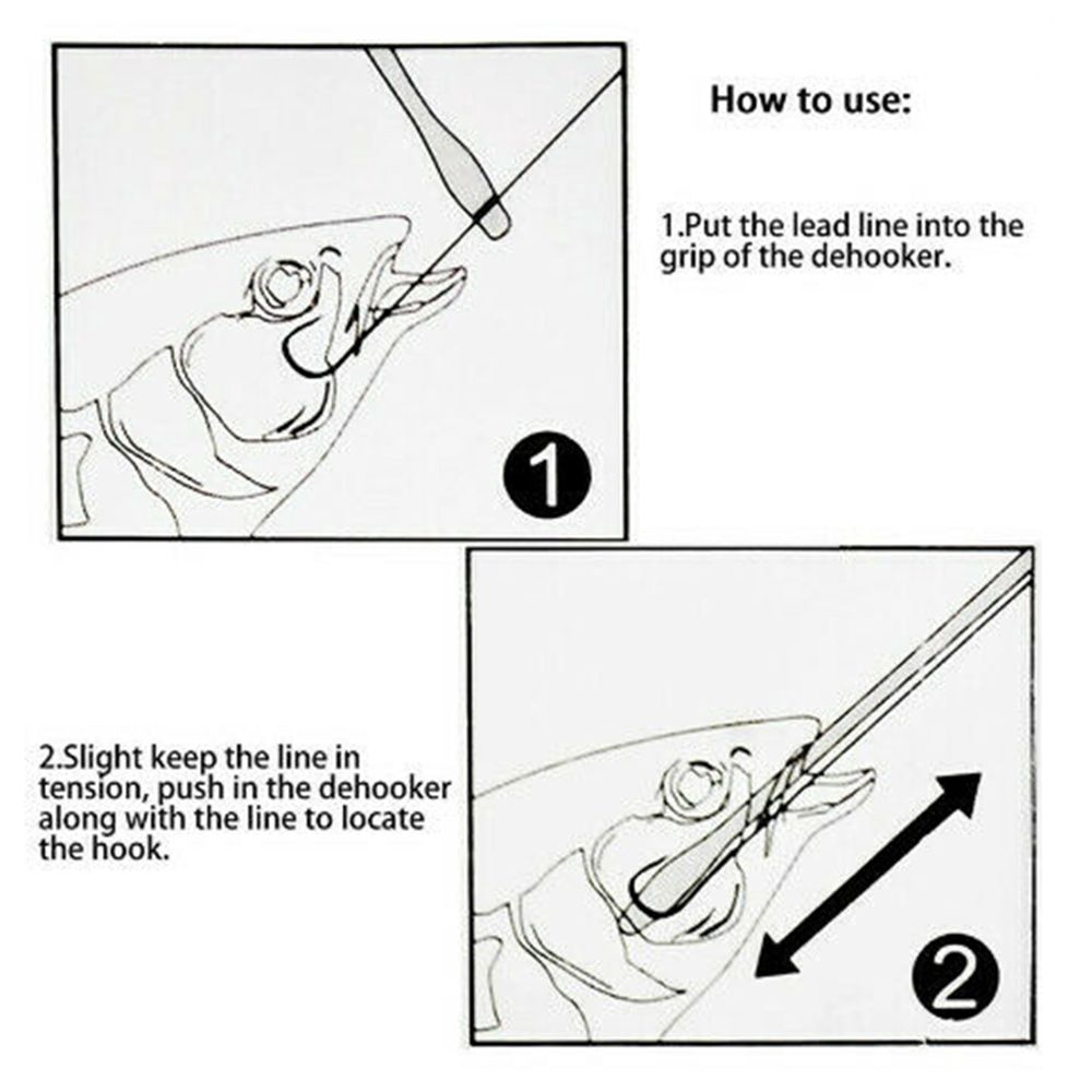 Dụng cụ tháo lưỡi câu cá bằng thép không gỉ tiện lợi