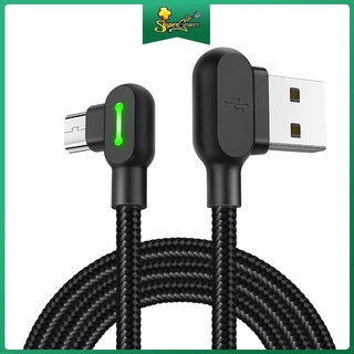 Supergamer 90 Degree Fast Charging IP/Micro Usb/Type-C Usb Cable