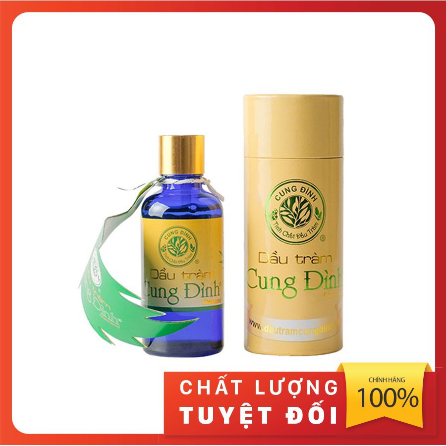 [CHÍNH HÃNG] Dầu Tràm Cung Đình Chiết Xuất Tràm Trà- Diamond (50ml)