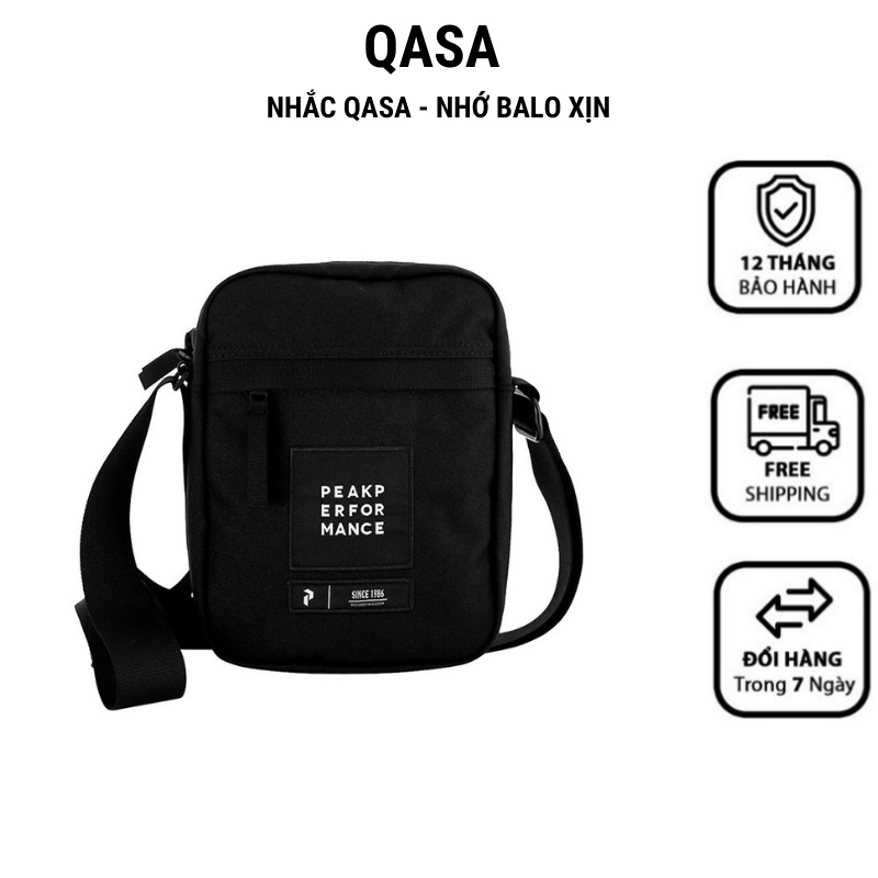 Túi đeo chéo mini nam nữ thời trang Peak Performance Andy Bag basic vừa ipad chống nước QASA