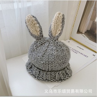 Mũ len tai thỏ cực cute cho bé