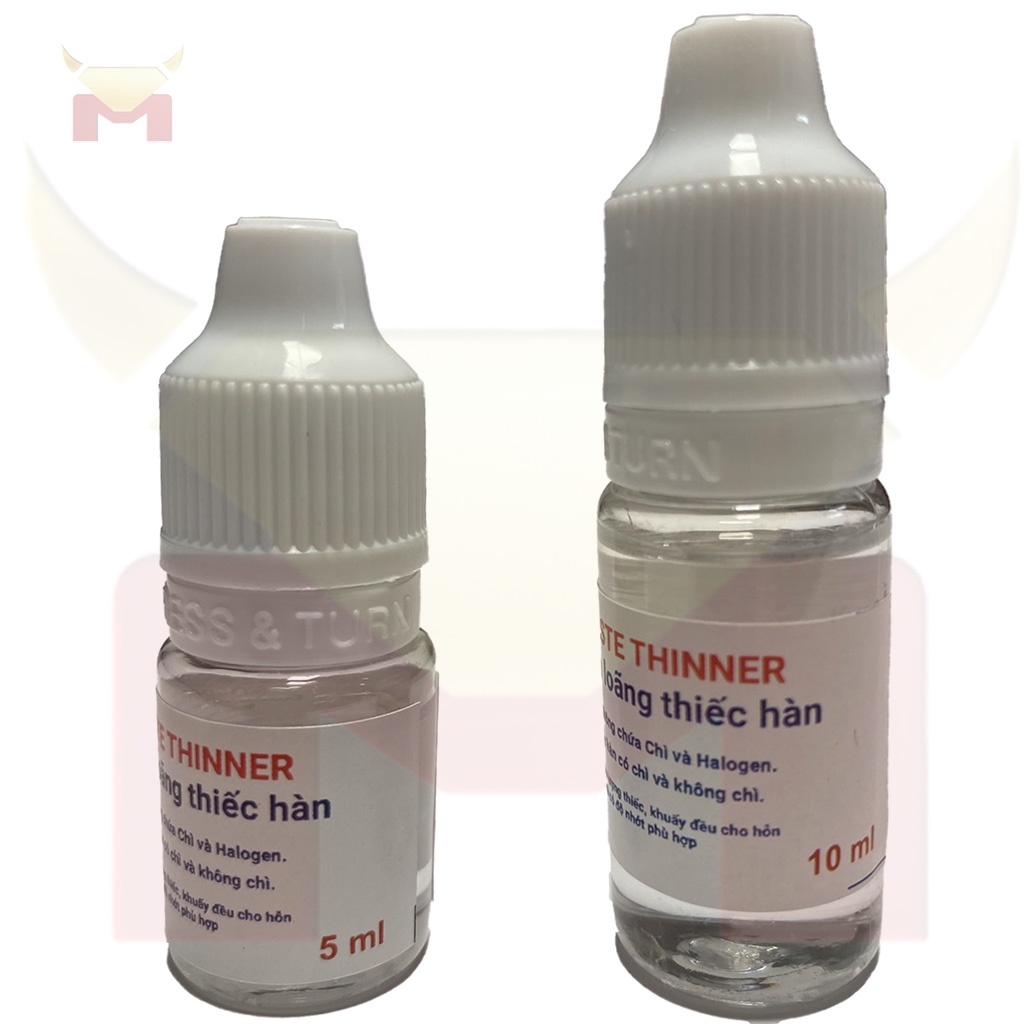 Dung môi pha loãng kem thiếc hàn linh kiện dán 5ml 10ml