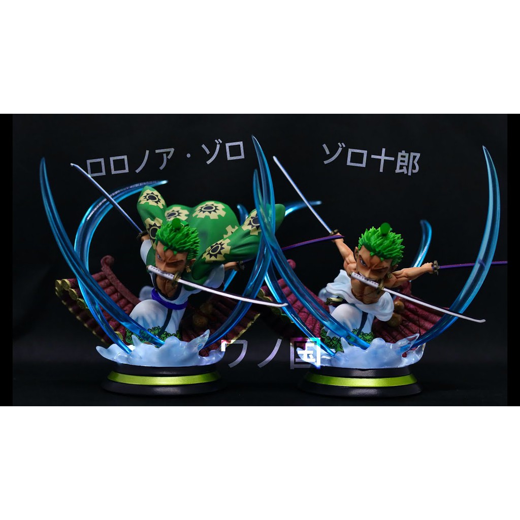 Mô hình Onepiece chính hãng - Resin WCF Team mũ rơm - Luffy, Zoro W17 Studio (W-17)