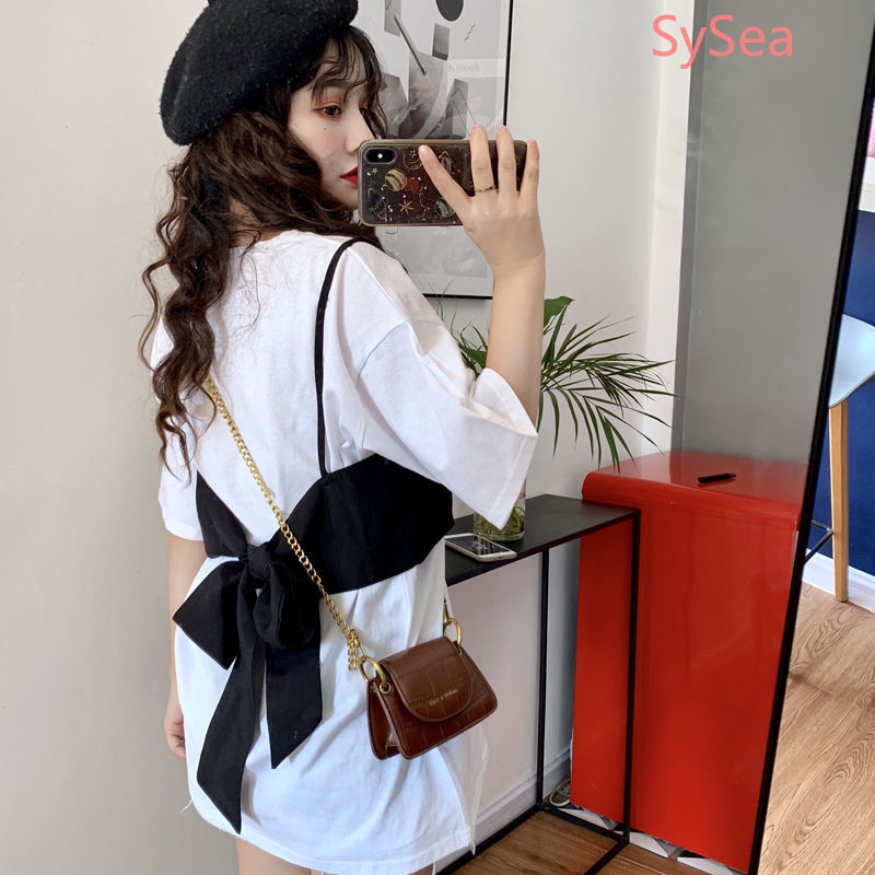 Two Pieces Women's Summer Short Sleeve Casual Loose T-shirt