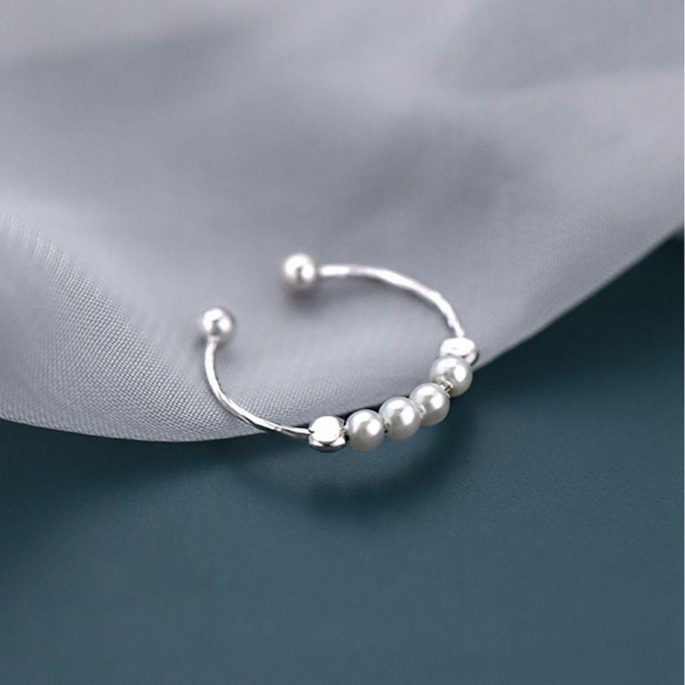 Nhẫn Đồng Đính Ngọc Trai Giả Thời Trang Hàn Quốc Dành Cho Nữ