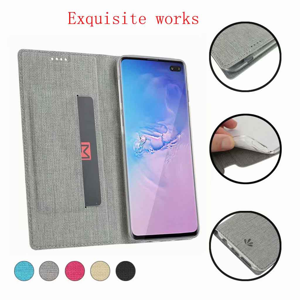 Bao da PU thiết kế đơn giản sang trọng cho Samsung Galaxy S10plus | BigBuy360 - bigbuy360.vn