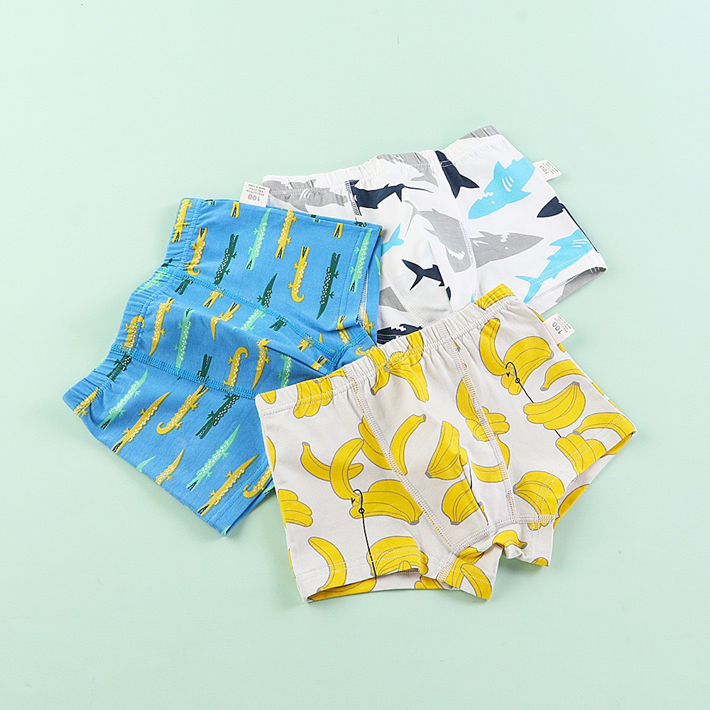 Bảng màu 2 - Set 3 sịp đùi cạp nhỏ nhiều mẫu BT size 100 - 150