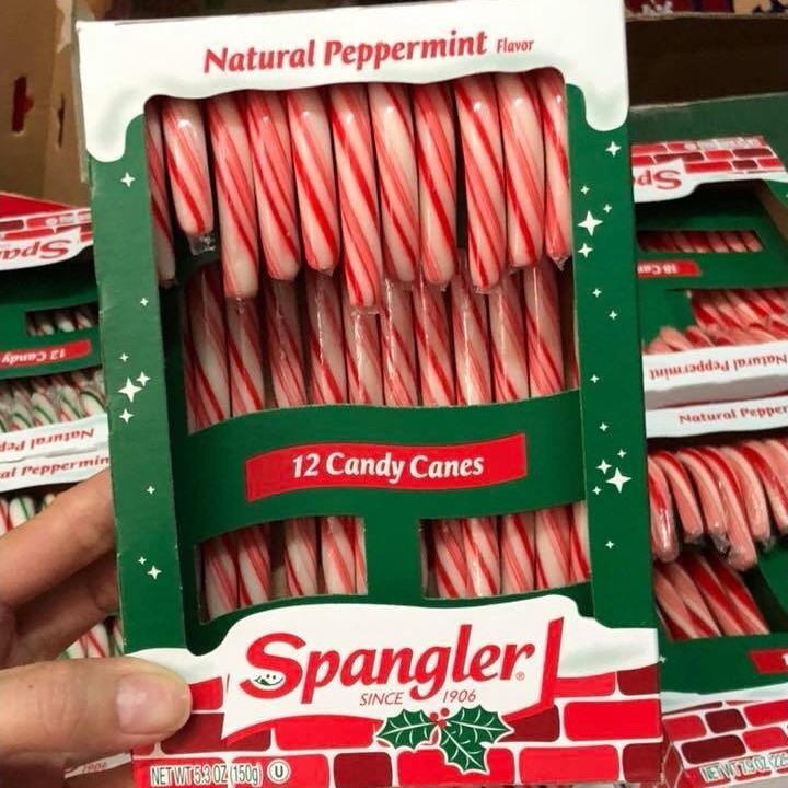 Kẹo cây gậy Noel - Spangler - Date 2026