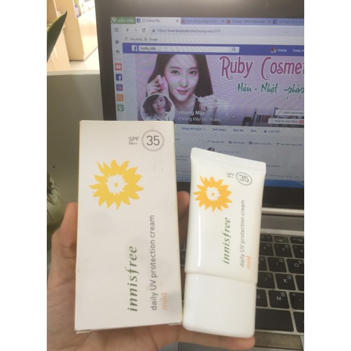 Kem chống nắng INNISFREE MILD daily UV protection cream SPF 35