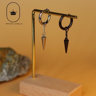 Khuyên tai nam nữ thời trang cao cấp bông tai nam nữ mũi giáo mẫu hot 2021 Dragon jewelry vietnam