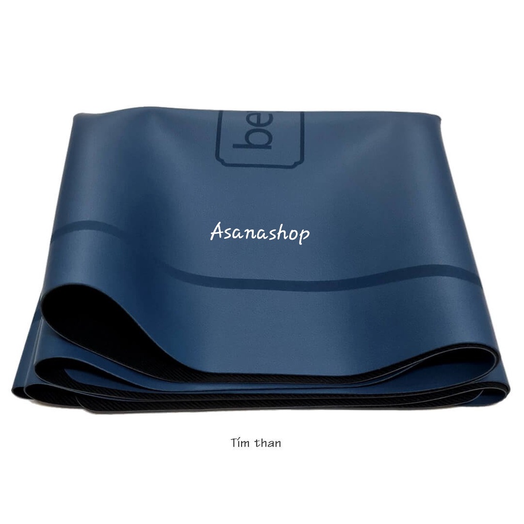 Thảm Yoga Du Lịch, Hãng beYoga, Đài Loan, Dày 2mm, Có Định Tuyến, Phủ PU Mật Độ Cao, Chống Trơn Trượt
