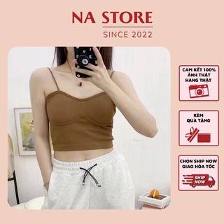 Áo bra nữ_Áo 2 dây cotton gồm 3 màu hàng Quảng Châu