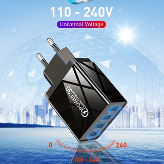 Củ Sạc Nhanh 5v 3.1a 4 Cổng Usb Cho Iphone