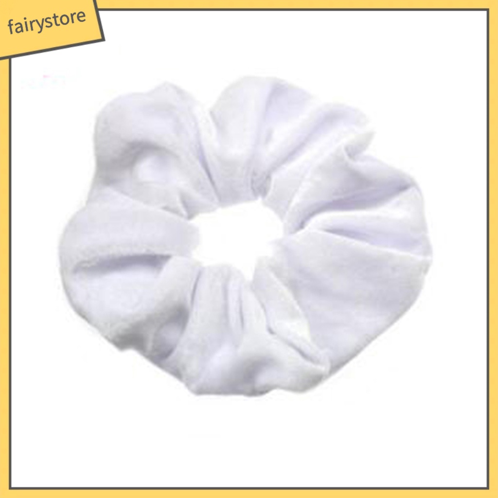 Dây Buộc Tóc Màu Trơn Thiết Kế Đơn Giản Cho Nữ