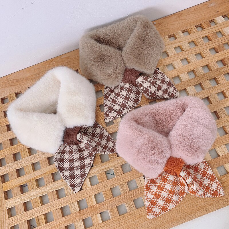 Khăn Choàng Cổ Bằng Vải Bông Dày Mềm Mại Giữ Ấm Mùa Đông Cho Bé