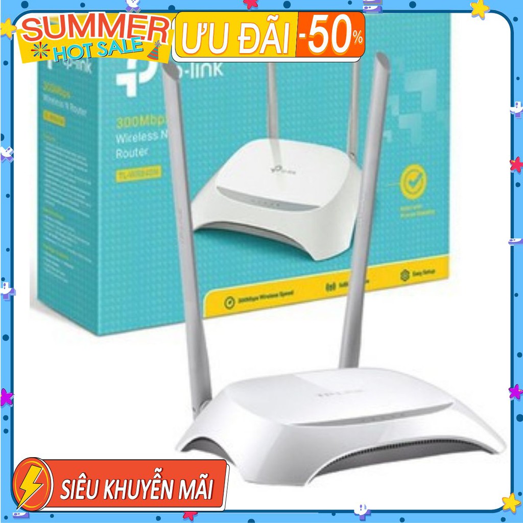 Bộ Phát Wifi TP-LINK TL-WR840N Router Wifi Chuẩn N 300Mbps