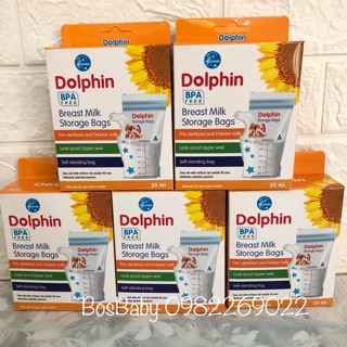 Túi trữ sữa 25 tờ Dolphin (150ml/tờ)