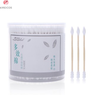 Hộp 300 Cây Bông Tẩy Trang Bông Lấy Ráy Tai 2 Đầu B0140 Lameila
