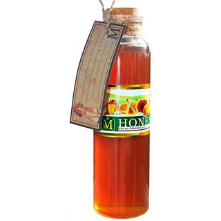 CHAI THỦY TINH TRÒN 350ML NÚT GỖ