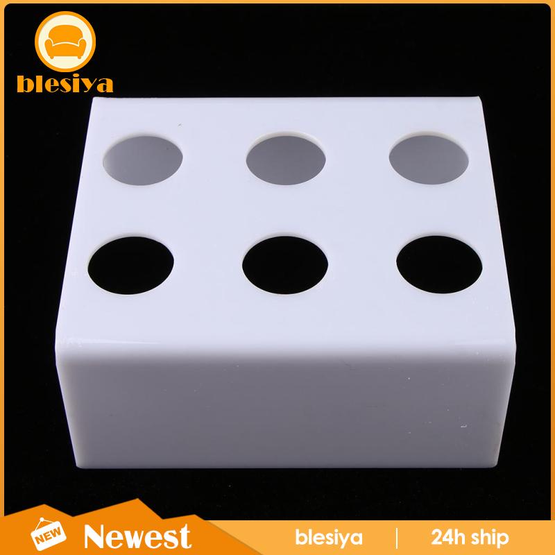 Giá đỡ kem ốc quế 6 lỗ bằng nhựa trong suốt tiện dụng