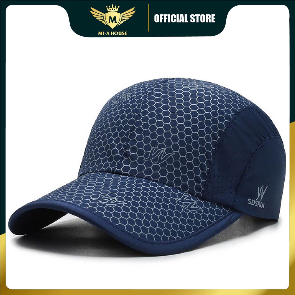 Mũ lưỡi trai thể thao SDSRUI họa tiết tổ ong kiểu mới bắt mắt