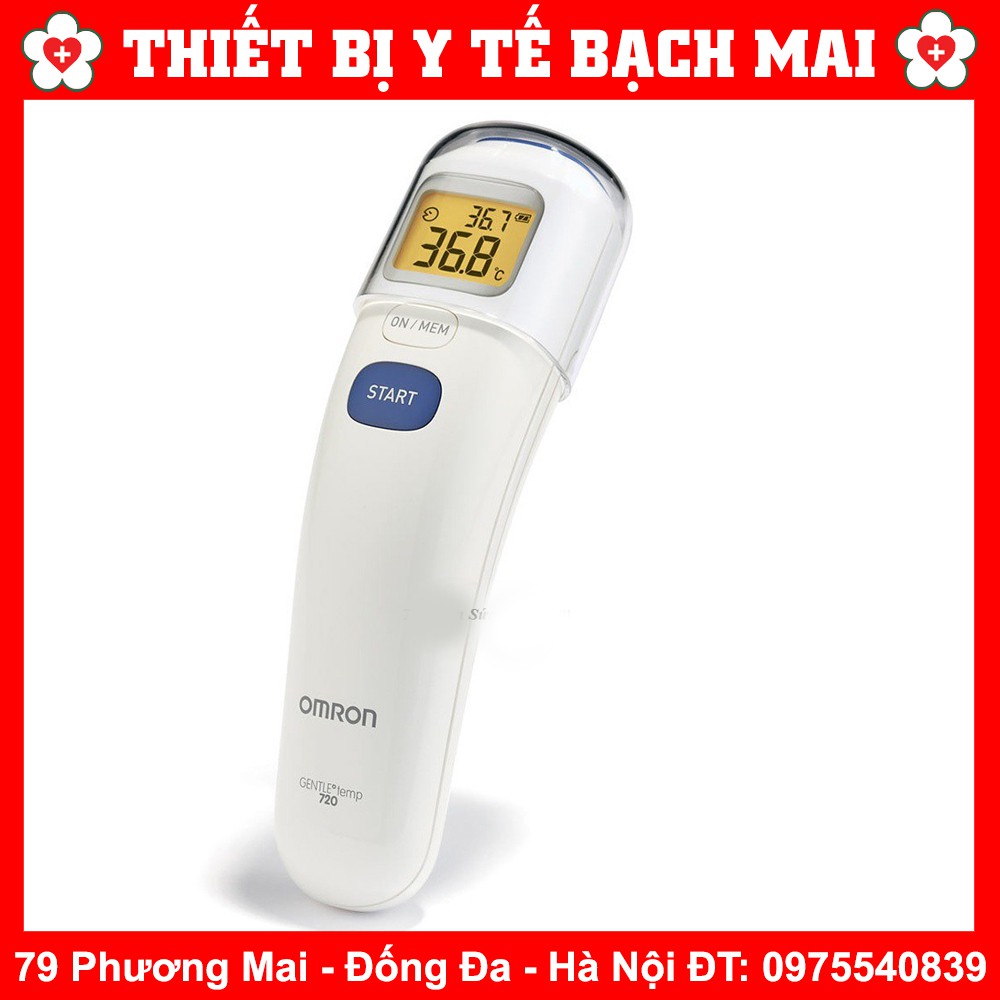 Nhiệt Kế Điện Tử Đo Trán Omron MC-720 Nhật Bản [Chính Hãng BH 2 Năm]