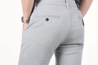 Quần kaki dài xám