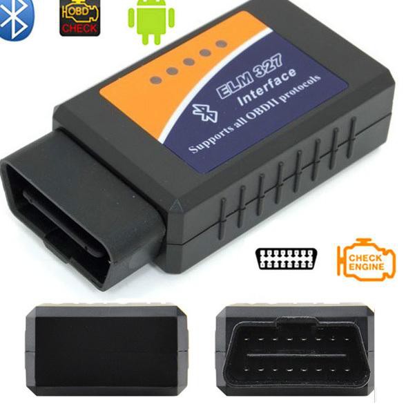 Thiết Bị Chẩn Đoán Lỗi Xe Hơi Elm327 Bluetooth Obd2 V2.1 7sy Đen