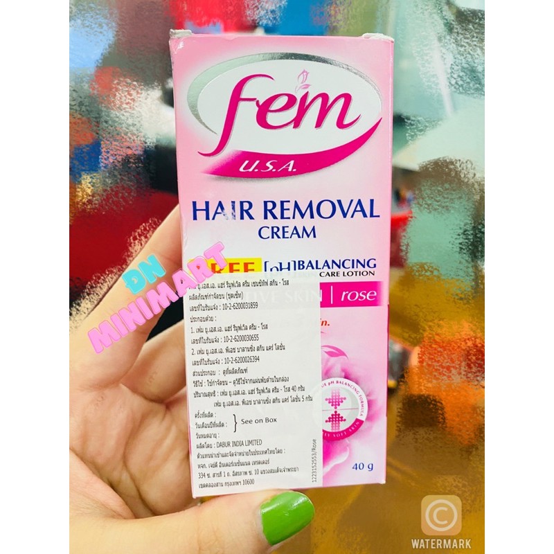 01 Hộp Kem Tẩy Lông Fem Thái Lan 40g