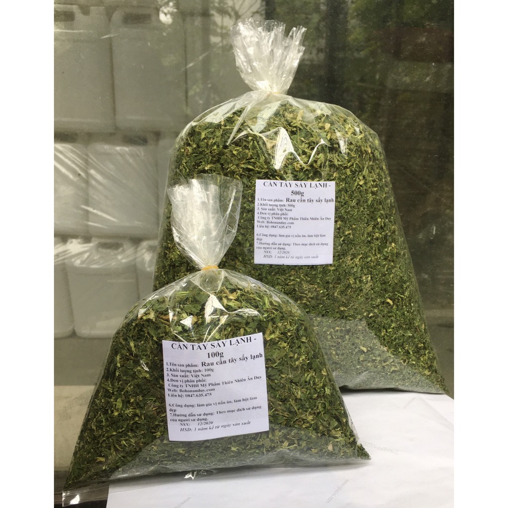 RAU CẦN TÂY SẤY LẠNH 100G
