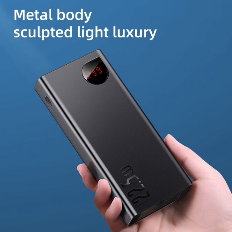 CHÍNH HÃNG Pin dự phòng Baseus Adaman Metal Digital Display Quick Charge Power Bank 22.5W 10000mAh {BẢO HÀNH ĐỔI MỚI}