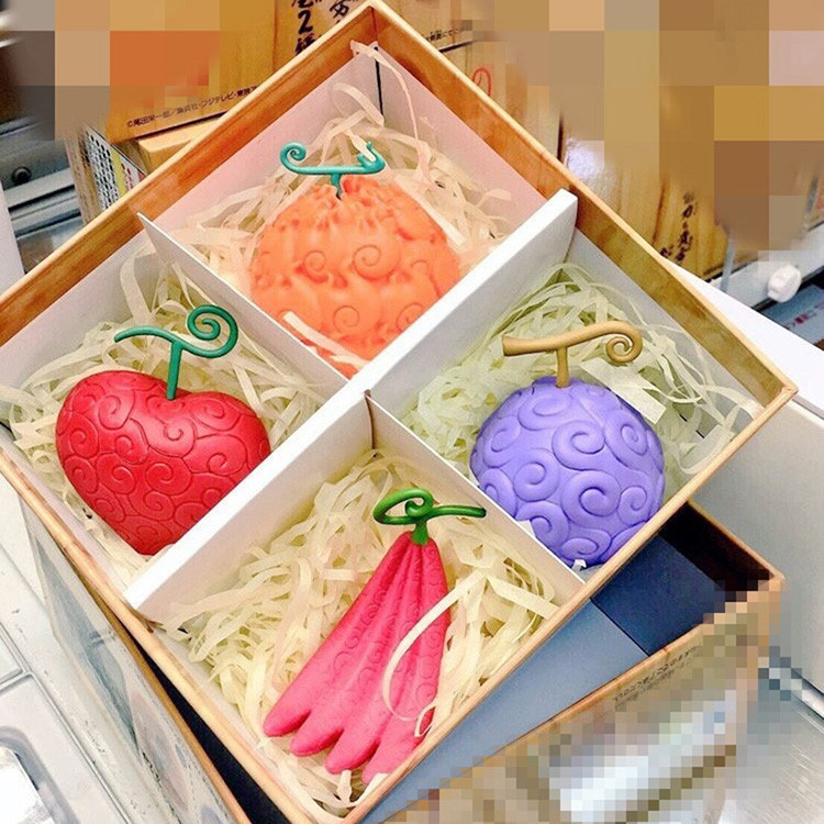 Mô hình đồ chơi One piece bộ 4 trái ác quỷ loại nhỏ