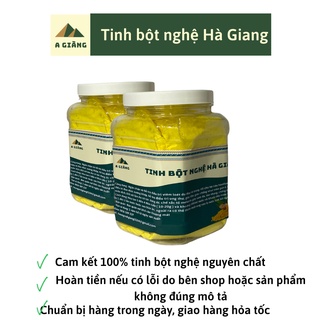 Tinh bột nghệ nguyên chất Hà Giang, tinh bột nghệ vàng gói 500gr