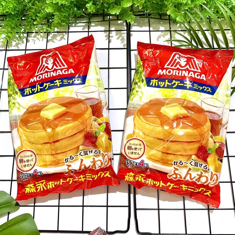 Bột Làm Bánh Pancake Morinaga 600g (Có tách lẻ 150gr)