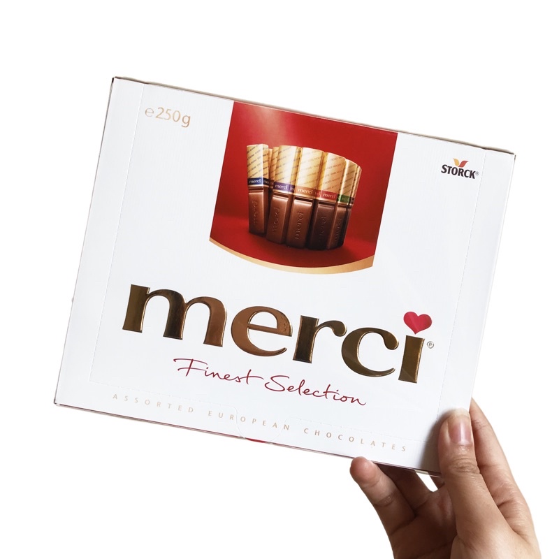 Socola Hỗn Hợp Merci Finest Selection Hộp 250g HSD 8/2024