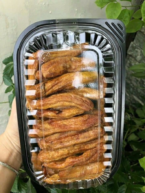 Chuối sấy dẻo Cà Mau nguyên trái không chát 500gr