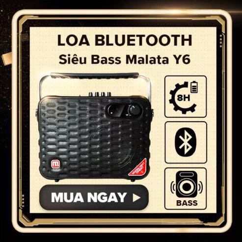 Loa kéo di động Malata 9001 Loa Bluetooth Không Dây Vỏ Nhựa Nghe Nhạc Hay Âm Thanh Chất Lượng Hỗ Trợ Cắm Thẻ Nhớ Và USB