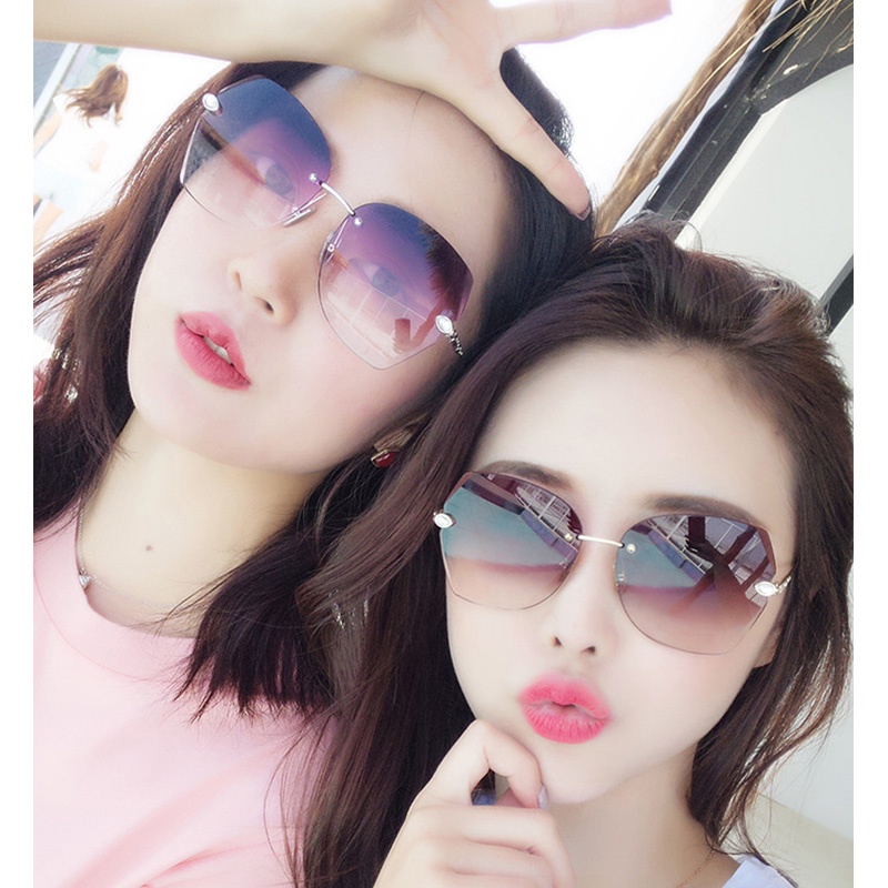 Kính râm nữ thời trang Ulzzang chống chói cực tốt, kính mát Hàn Quốc cao cấp ôm mặt chống nắng bảo vệ mắt đẹp 032