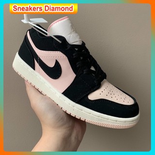 [ Jordan guava ice cổ thấp ] Giày thể thao sneakers nam nữ màu hồng đen chuẩn 1/1