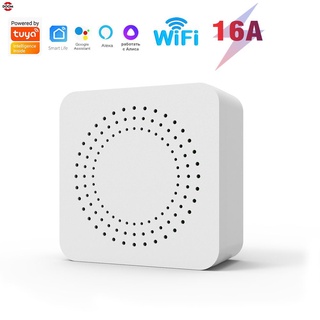 Mini tuya wifi tự làm công tắc thông minh hỗ trợ 10/16a 2 cách nhà thông minh tự động hóa mô đun cuộc sống thông minh ứng dụng