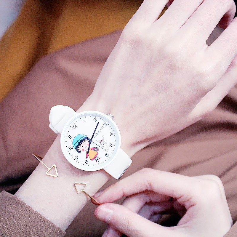 Đồng hồ Unisex Candy cô bé hạt tiêu dây Cao su dẻo - Nhiều màu chọn lựa | BigBuy360 - bigbuy360.vn