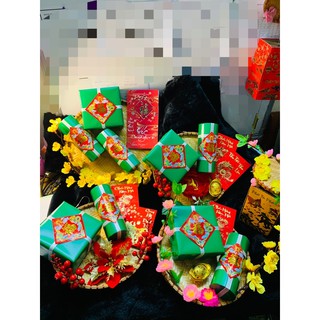 mẹt trang trí ,decor Tết - bánh chưng bánh tét(giò) siêu đẹp