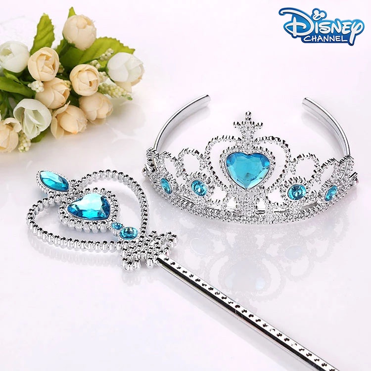Bộ Phụ Kiện Hóa Trang Công Chúa Anna Elsa Xinh Xắn Cho Bé Gái