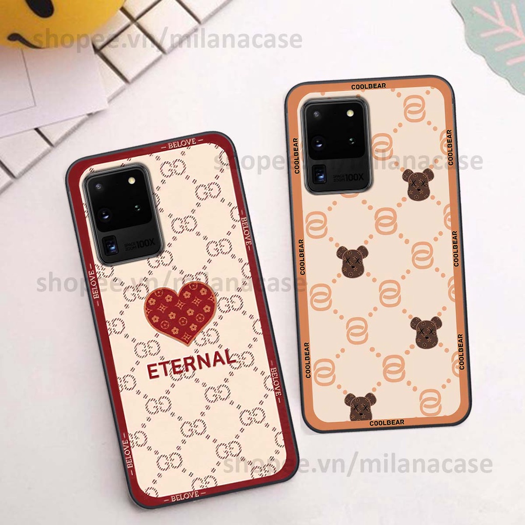 Ốp Samsung S20 Ultra hình trái tim be love tình yêu siêu đẹp, cá tính, thời trang