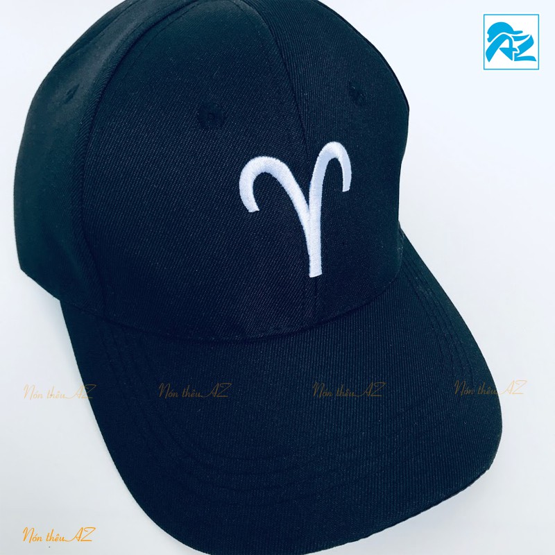 Nón kết thêu logo chòm sao Bạch Dương Aries - Mũ Lưỡi Trai AZ MT452