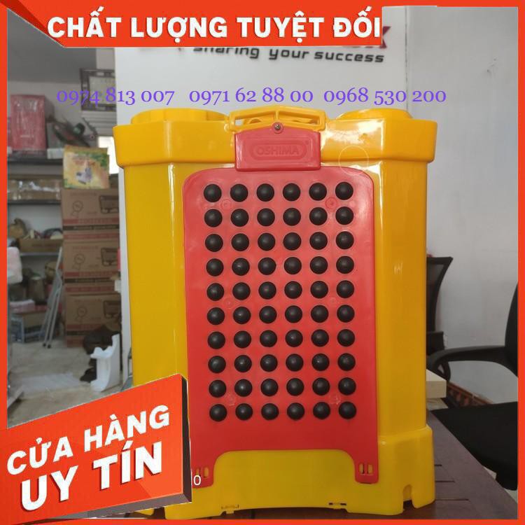 Bình xịt điện Oshima OS20-SP, máy phun thuốc chạy điện Giá cực Chất