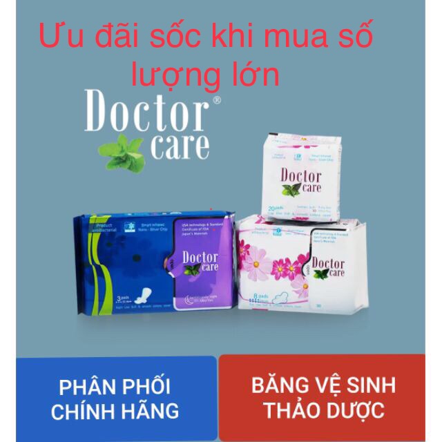  [ĐẠI LÝ CẤP 1] BĂNG VỆ SINH DOCTOR CARE BAN NGÀY